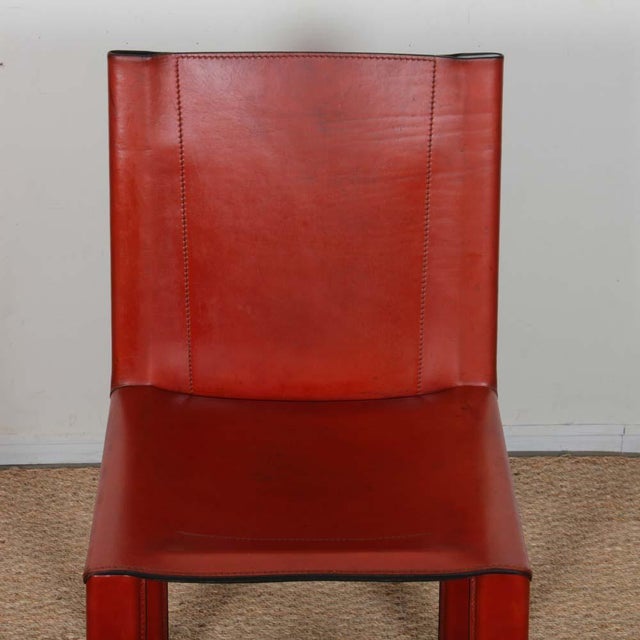 Chairs by Carlo Bartoli for Matteo Grassi, 1980s, Set of 8 For Sale - Image 10 of 16