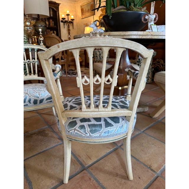 1940’s Italian Children’s Arm Chairs/a Pair For Sale - Image 4 of 12