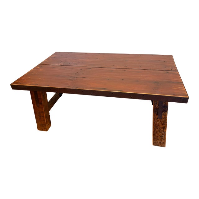 Up Cycled Red Coffee Table For Sale