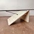 Metal Post Modern Travertine Metal and Glass Coffee Table For Sale - Image 7 of 9