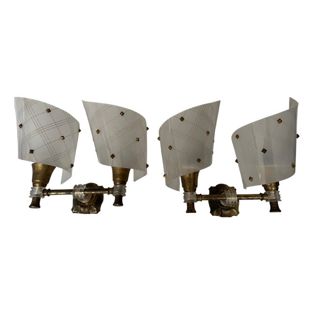 Vintage Wall Lights by Pierre Guariche, 1960s, Set of 2 For Sale