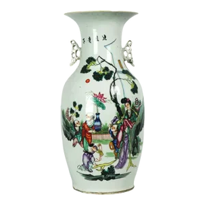 Antique Chinese Porcelain Tall Vase