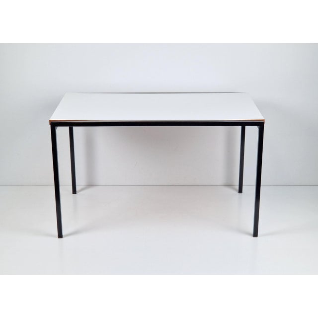 Vintage coffee table side table cees braakman pastoe dutch design 1960 dutch, metal and wood, 1960s. a sleek dutch side or...