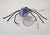 Black Mid-Century Modern Wall Lamp in Metal and Murano Glass Depicting a Spider, Italy, 1950s For Sale - Image 8 of 17