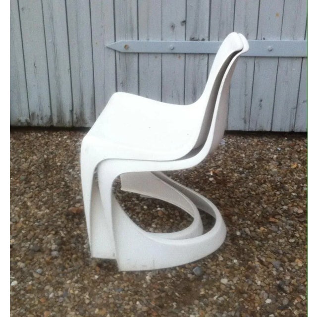 Cado Set of A-Line 290 Side Chairs by Steen Ostergaard for Cado, 1970s For Sale - Image 4 of 12