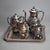 Antique 5 Piece Bailey & Brainard Egyptian Revival Silver Plate Tea Set Circa 1890 For Sale - Image 11 of 11