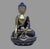 Tibetan Shakyamuni Buddha Gilt Bronze Statue Sealed Double Vajra 7.5” For Sale - Image 9 of 10