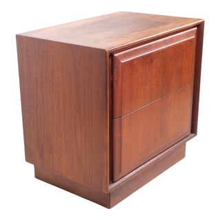 Mid Century Cube Nightstand by Dillingham for Maurice Villency Att. To Baughman For Sale