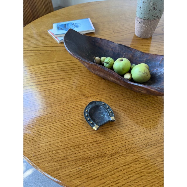 Gray Brutalist Horseshoe Ashtray in Bronze, 1950s For Sale - Image 8 of 18
