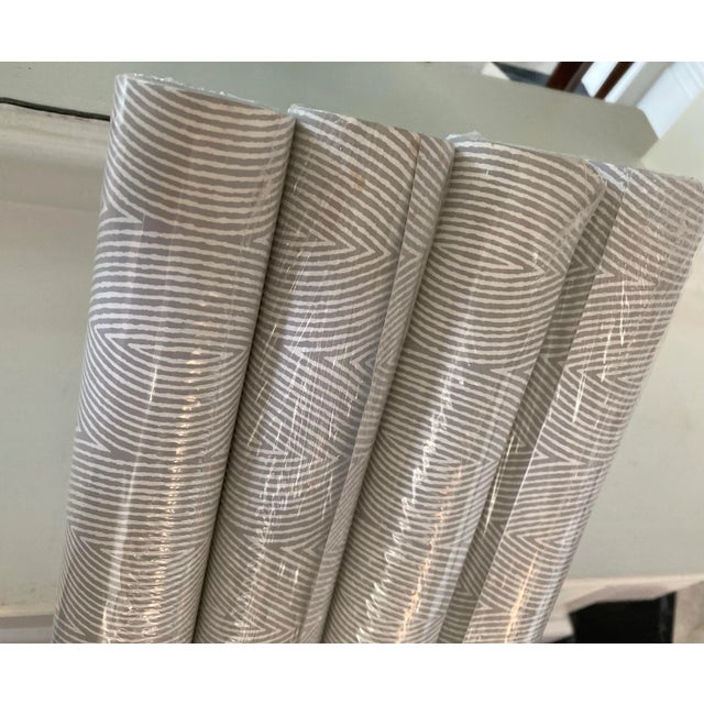 Gray Schumacher Bark 5007591 Fog Wallpaper From Drawn From Nature Collection - Set of 4 Double Rolls For Sale - Image 8 of 15