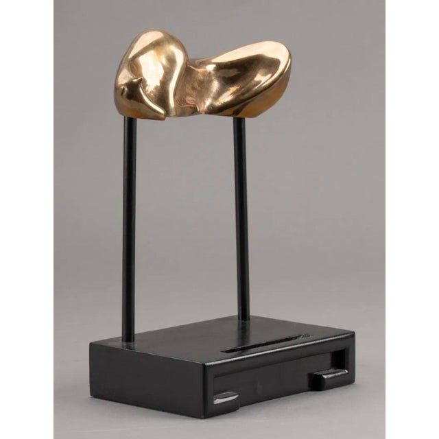 Wood Colin Webster Watson, Bronze Modernist Biomorphic Sculpture Horse, Stand Colin Webster Watson Art Deco, 1970 For Sale - Image 7 of 15