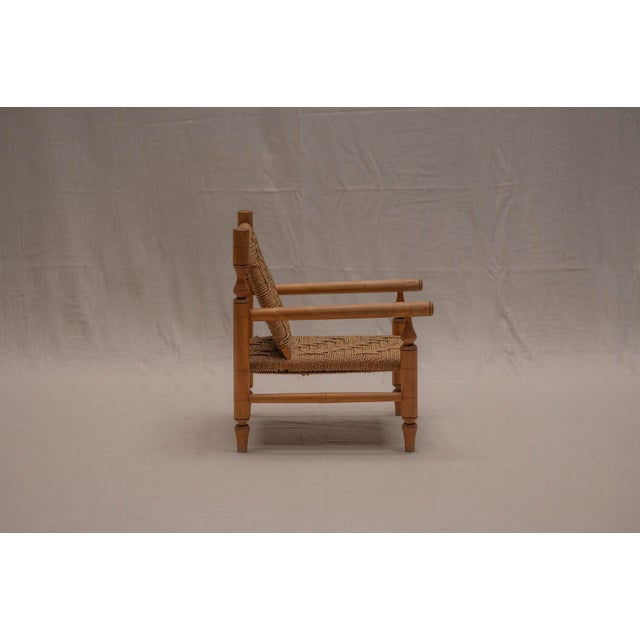 Vintage French Armchair by Adrien Audoux & Frida Minet, 1950s For Sale - Image 12 of 14