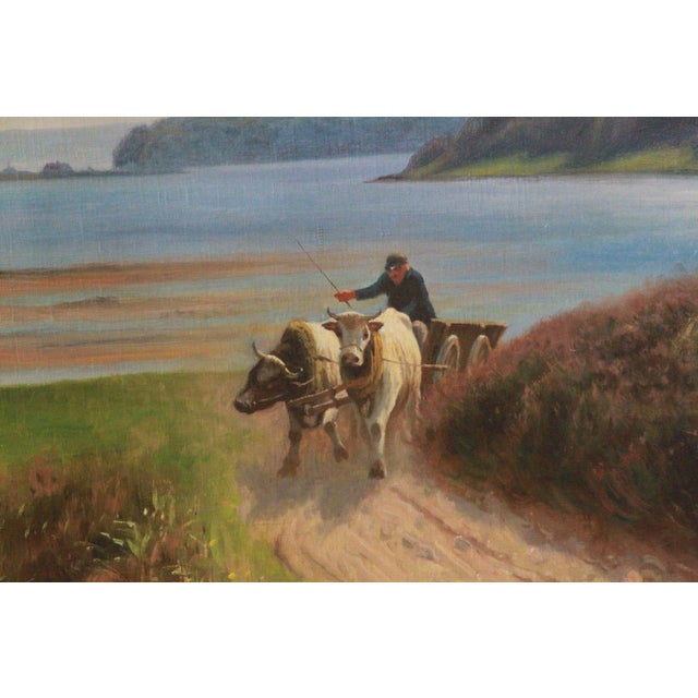 Emil Wennerwald, Denmark, 1890s, Oil on Canvas For Sale - Image 3 of 18