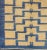 Blue Vintage Mid-Century Modern Tulu Turkish Rug With Tribal Pattern in Blue and Soft Gold For Sale - Image 8 of 12