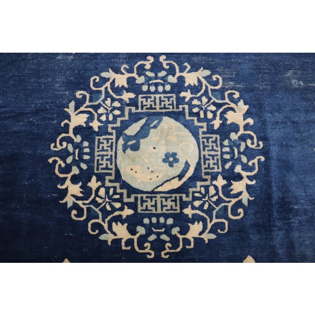 Early 20th Century Zabihi Collection Chinese Peking Room Rug - 8' x 9'9" For Sale - Image 12 of 12