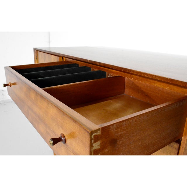 Brown Walnut Sideboard from Gordon Russell, 1960s For Sale - Image 8 of 12