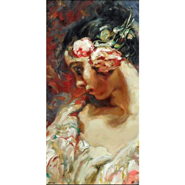 "Adolescencia" -framed by Royo Limited Edition Serigraph on Board Hand Signed by the Artist Edition Number: 35/95 Framed...
