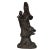 Ceramic 1950s Vintage Chinese Carved Purple Clay Kwan Yin Statuary For Sale - Image 7 of 11