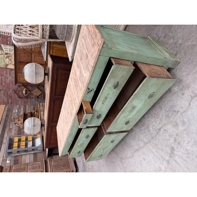 Antique Wooden Florists Counter For Sale - Image 6 of 14