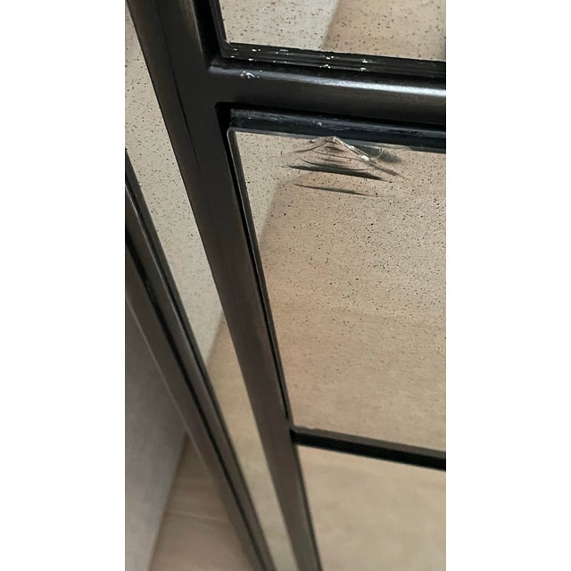 Restoration Hardware Mirrored Night Stand For Sale In Boston - Image 6 of 6