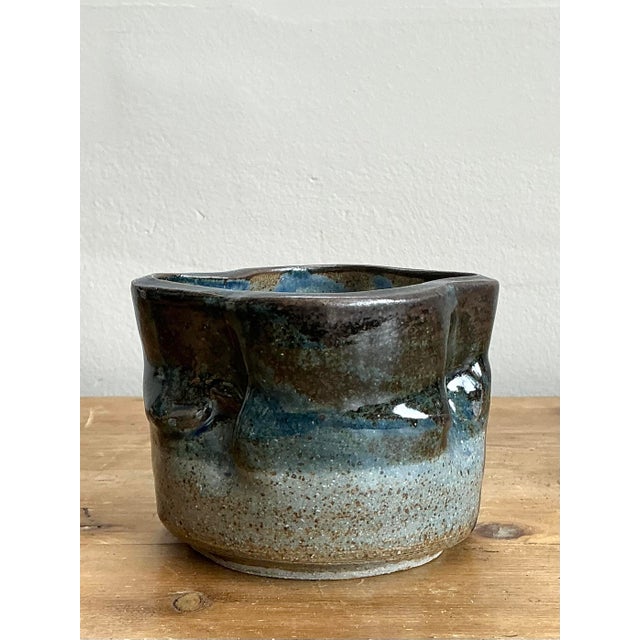 Late 20th Century Vintage Original Studio Pottery Bowl For Sale - Image 5 of 12