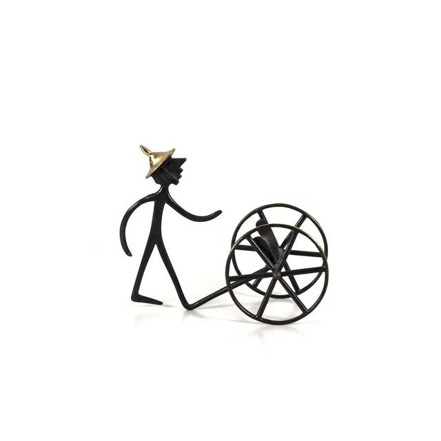 Metal Bottle Holder from Walter Bosse For Sale - Image 7 of 7