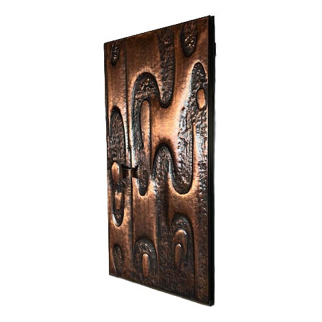 Brutalist Art Door, 1960s For Sale