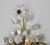 Early 20th Century Banci Gilt & Silvered Bronze Sconces, Italian With Rock Crystal Floral Motif Design -Pair For Sale - Image 13 of 18