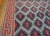 Amazing Blue and Red Color With Great Symmetric Design Antique Dhurrie Rug For Sale - Image 9 of 12