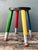 Vintage Multicolor Pencil Stool For Sale - Image 9 of 11