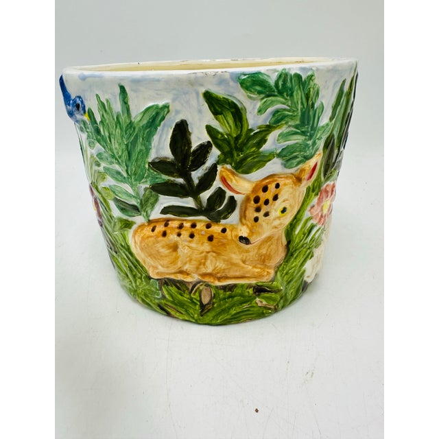 Vintage Ceramic Planter For Sale - Image 4 of 8