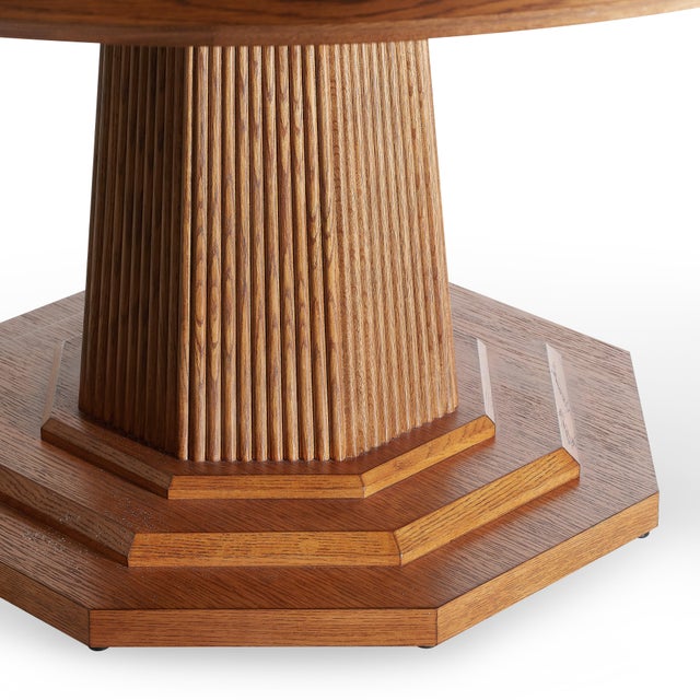 Transitional Bunny Williams Home 60" Haven Dining Table in Maple For Sale - Image 3 of 8