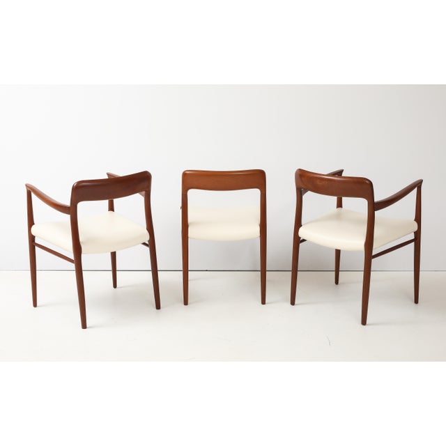Niels Otto Moller Model 77 & 56 Teak Dining Chairs Set of 10 For Sale - Image 9 of 18