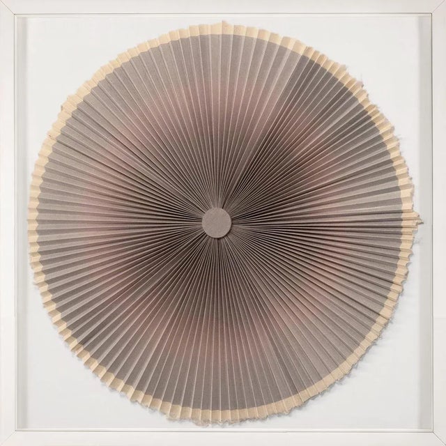 Through meticulous hand folding of lavishly silkscreened Bhutan paper, structure sings in rich texture and ethereal...