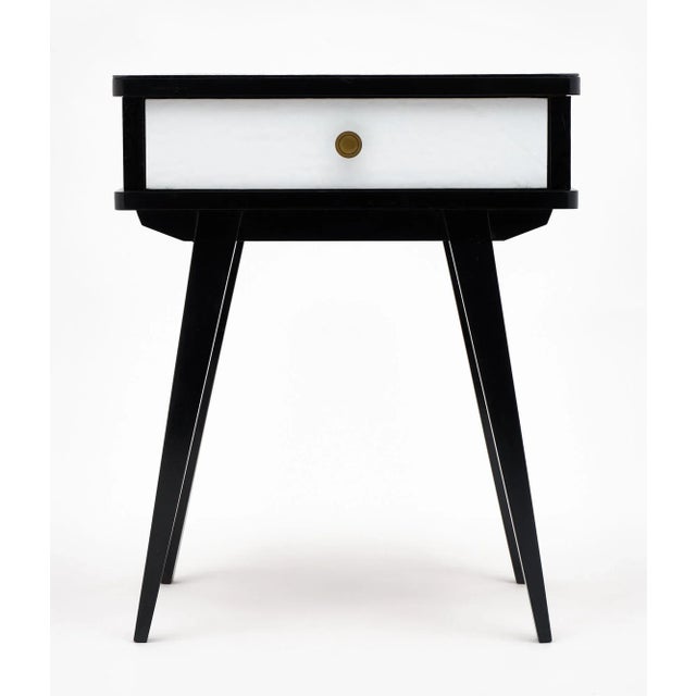 1940s Murano Glass Covered Side Tables For Sale - Image 5 of 11