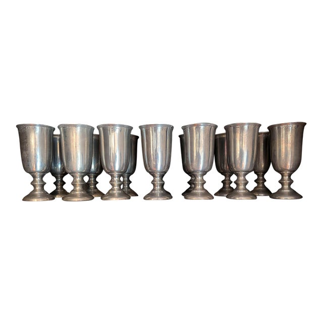 Vintage Wine / Water Goblets RWP Armetale - Set of 14 For Sale