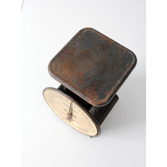 Metal Vintage Hanson Kitchen Scale For Sale - Image 7 of 15