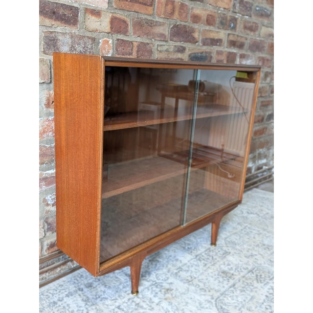 1960s Mid-Century Modern Teak Glazed Display Cabinet by A.H. McIntosh, 1960s For Sale - Image 5 of 12