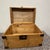 Brown 19th Century English Pine Box With Metal Straps For Sale - Image 8 of 10