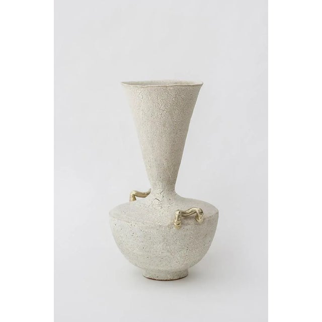 Glaze "Isolated n.15" stoneware vase - Raquel Vidal and Pedro Paz Dimensions: 32 x 19cm Materials: Hand-sculpted, glazed...