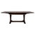 A handsome and highly practical early 20th-century English dining table, finely constructed in oak and distinguished by...