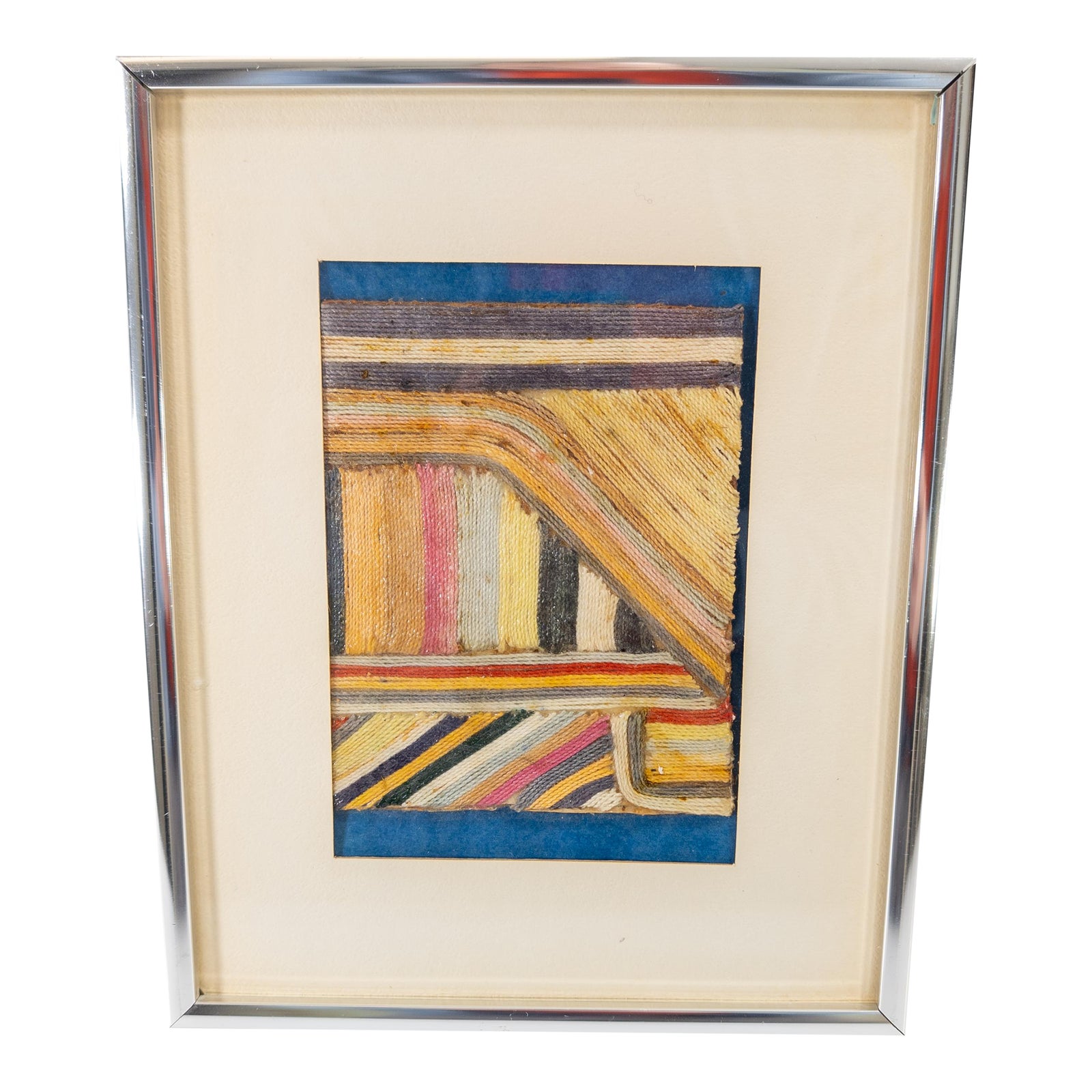 Mid Century Modern Abstract Textile Thread Art Piece Chairish