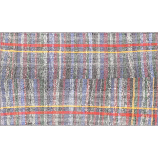 1960s Turkish Rag Kilim For Sale