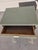 Late 20th Century Campaign Style Sage Green Nightstand W/ Gold Accents – Modern Fluted Front For Sale In Palm Springs - Image 6 of 6