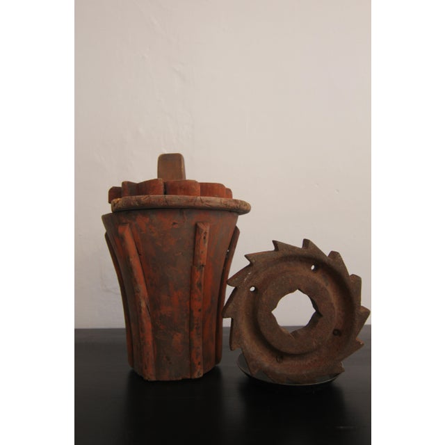 Early 20th Century Wooden Casting Pattern Object with Original Patina, 1890s For Sale - Image 9 of 18
