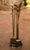 Brass Mid-Century French Brass and Iron Five-Piece Fireplace Tool Set For Sale - Image 8 of 9