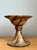 Vintage Gilt Striped Ceramic Pedestal For Sale - Image 10 of 12