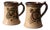 Vintage Studio Pottery Mugs Pair For Sale