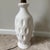 White 1960s Mid-Century Modern White Ceramic Table Lamp With Walnut Wood Neck and Lampshade For Sale - Image 8 of 12