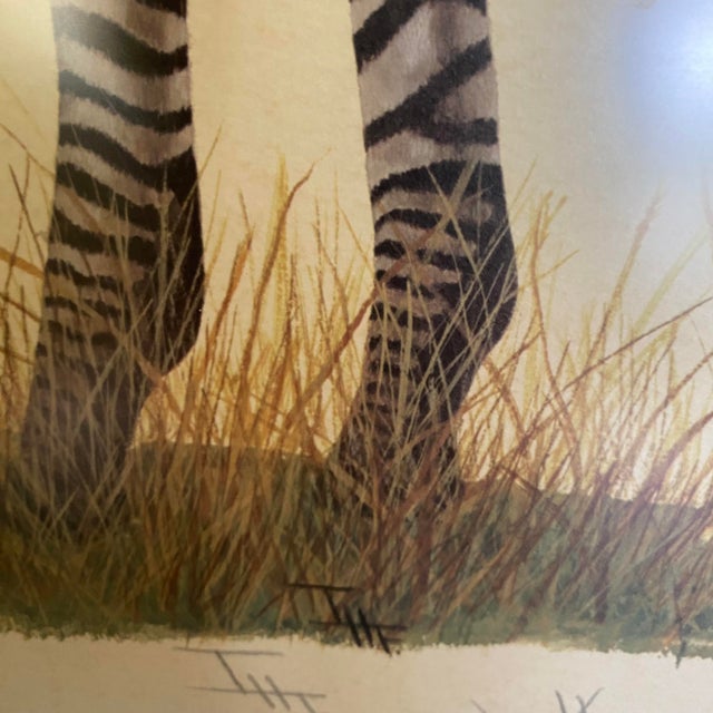 Printmaking Materials Original Imogene H. Farnsworth Lithograph "Young Zebra" Signed & Numbered For Sale - Image 7 of 15